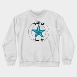 Jupiter, Florida Starfish Crewneck Sweatshirt